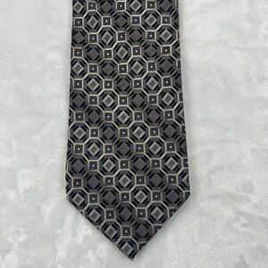 Pronto Uomo Platinum Gray Hand Made 100% Silk Men's Neck Tie Made In‎ China